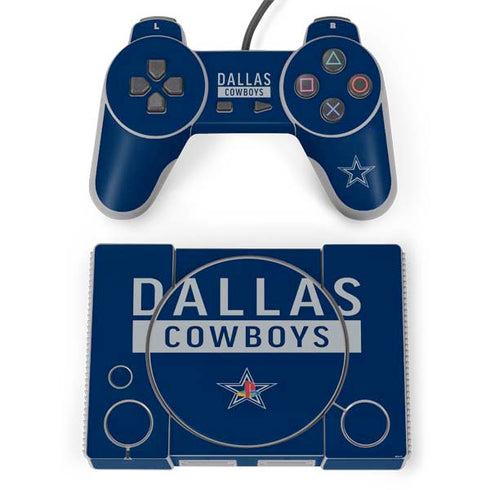 NFL Dallas Cowboys Blue Performance Series PlayStation Classic Bundle Skin